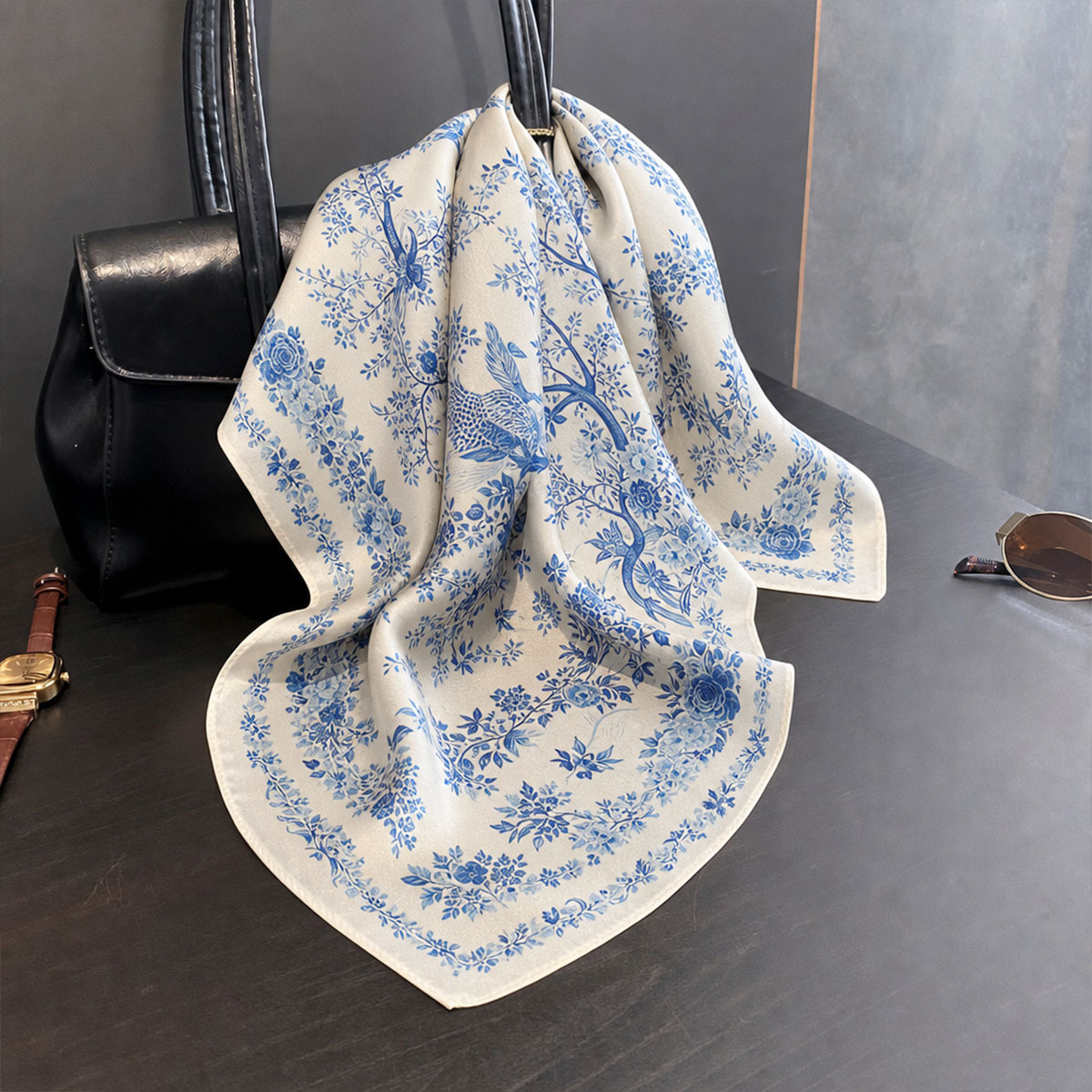 100% натуральный шелковый плат – обзор и цена Scarf Silk Square