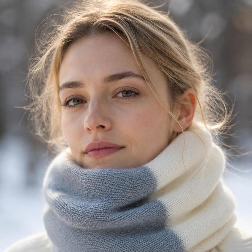 Мягкий разноцветный бесшовный  – обзор и цена Infinity Scarf Knit
