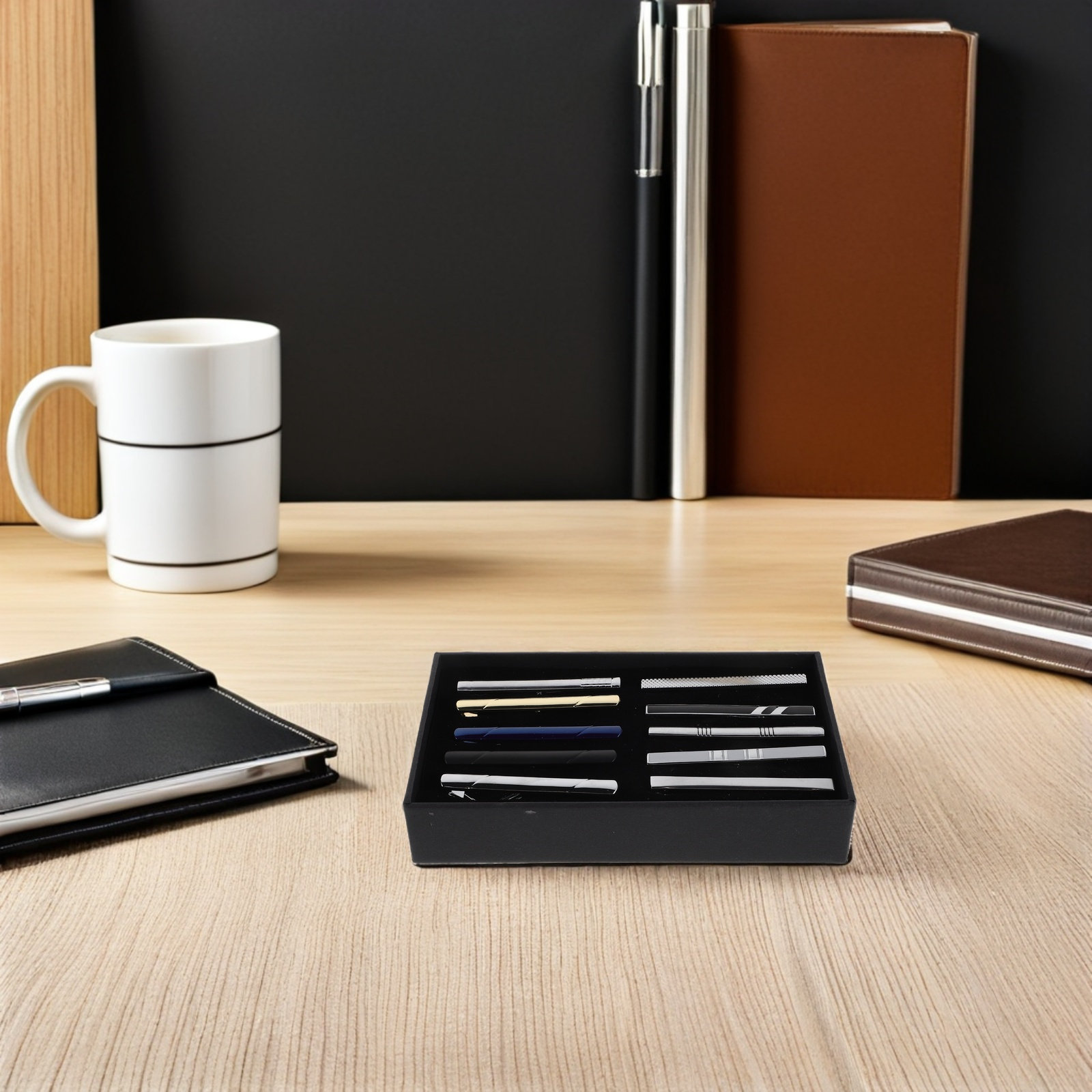 Набор из 10 классических держа – обзор и цена Tie Bar Set Gift