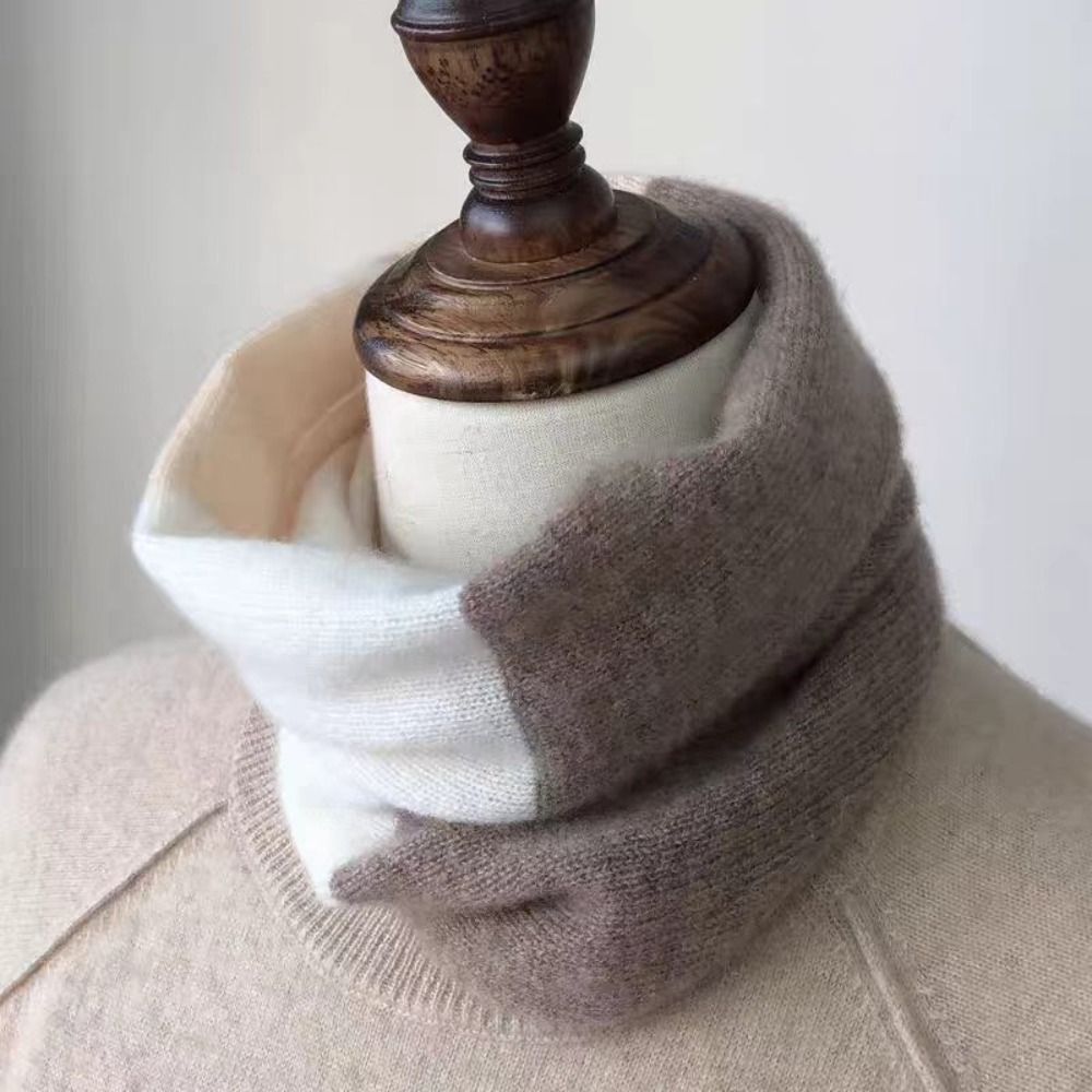 Мягкий шарф с цветными вставка – обзор и цена Infinity Scarf Knit