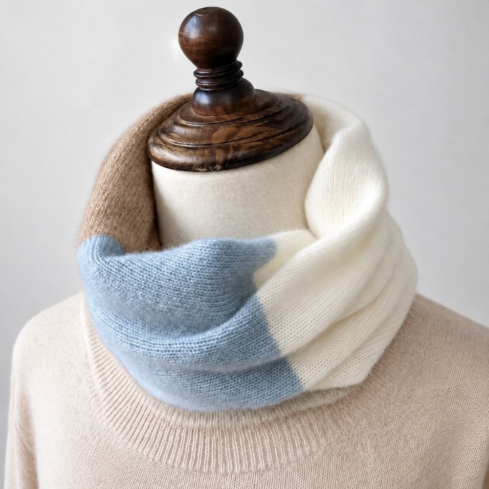 Мягкий разноцветный бесшовный  – обзор и цена Infinity Scarf Knit